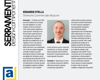 I trend 2025 di Alpacom sulla rivista Serramenti Design e Componenti